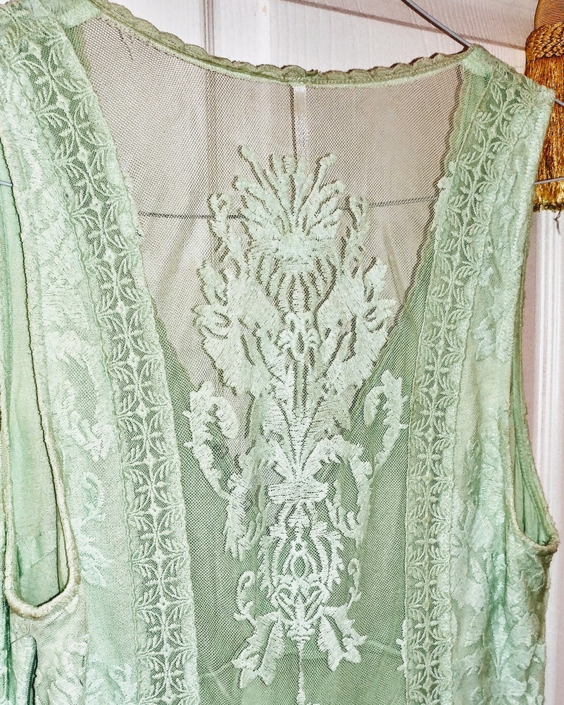 ✌Free People See Foam green lace dress🌹 - Picture 5 of 8